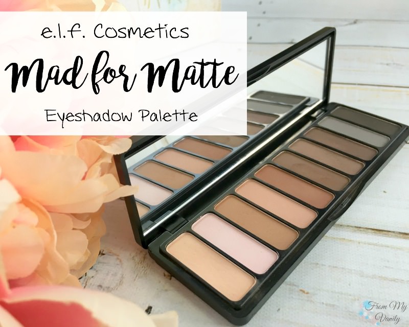 ELF Cosmetics Mad for Matte Eyeshadow Palette -- Great review, with swatches!